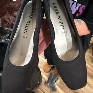 Anne Klein Women's Black Wedge Heels